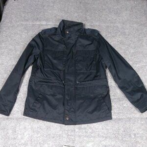 Lucky Brand Type L-54C Field Jacket Men Medium Navy Blue Military M65 Style Coat